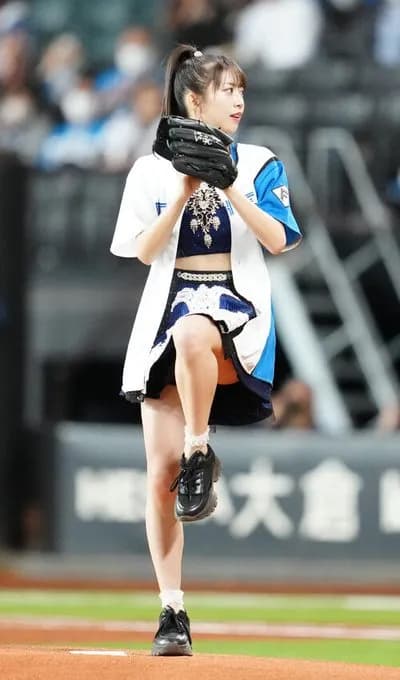 【日本ハム】牧野真莉愛が３年連続ファーストピッチ　5・31巨人戦　過去２年ノーバン投球