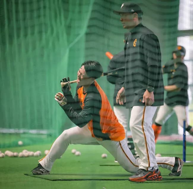 【巨人】阿部監督、バットは水平に最短距離で打つよう若手指導