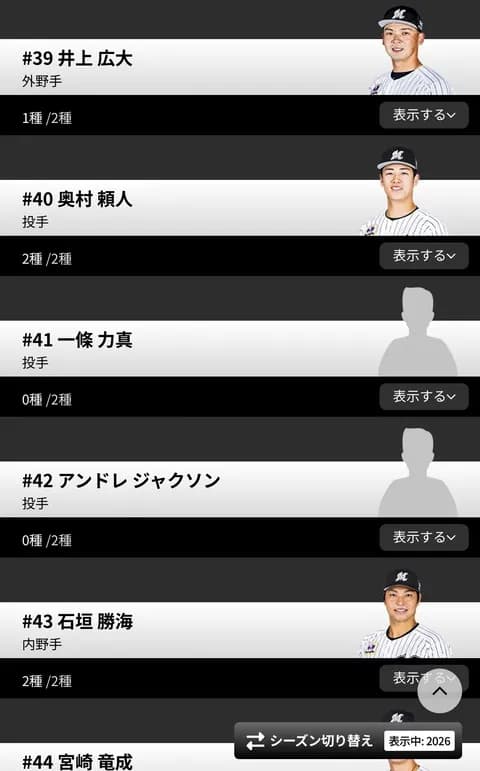 ロッテ一條、ガチで行方不明か…球団公式アプリでも写真なし