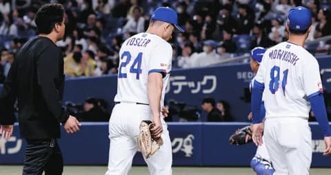 【中日】ボスラーが軽度の左脚ふくらはぎ肉離れ…シーズン開幕は不透明な状況
