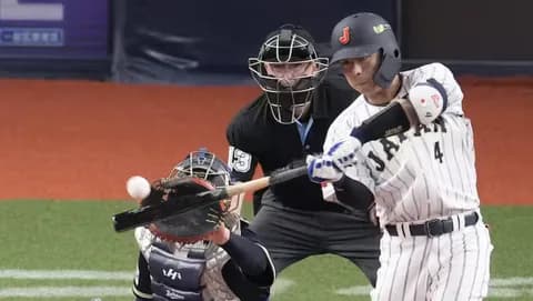 侍ジャパン若月タイムリーで実質オリックス6得点