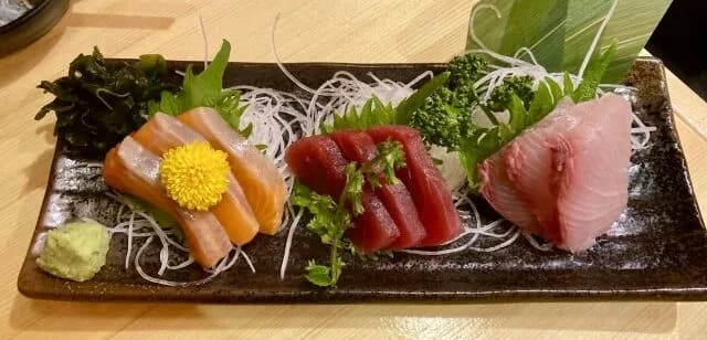居酒屋でお刺身3点盛り頼んだ時の理想系ｗ