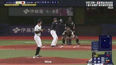 【阪神対侍ジャパン】侍ジャパン・大谷翔平、第二打席はセカンドゴロ