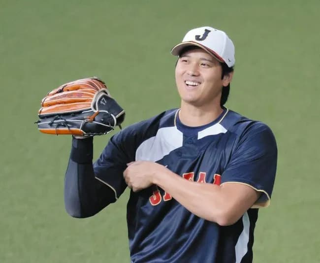 大谷翔平、阪神戦は１番で出場 井端監督が会見で説明、近藤健介は２番【WBC強化試合】