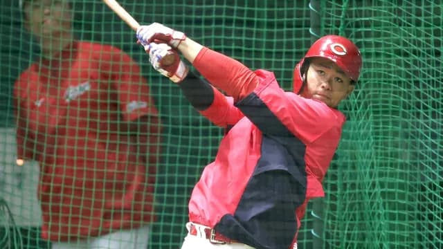 カープ林晃汰、懲罰交代に「悔しかった」志願の居残り特打敢行