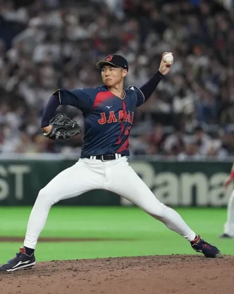 曽谷龍平 WBC初登板 最終7回を三者凡退に抑える！！！！