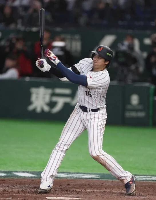【WBC1次R・侍ジャパン対韓国】侍ジャパン・大谷翔平、第四打席は7回裏2アウト三塁から申告敬遠　四打席連続出塁