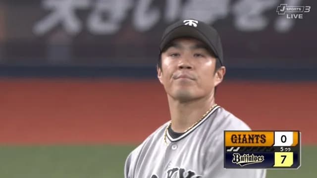 巨人・則本、球威不足でオリックスに打ち込まれる