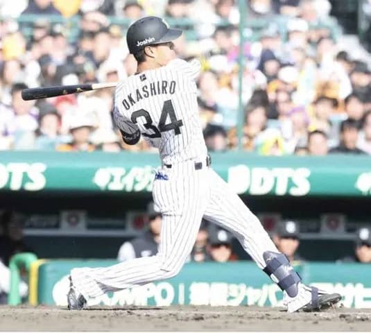 阪神ドラ3岡城快生　オープン戦初打席で初安打「しっかり初球から振れた」守備には課題を残す