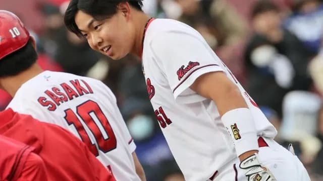 カープ平川、自打球の休養から復帰！打撃練習に姿を見せる！