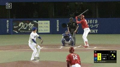 【中日対楽天オープン戦】楽天・マッカスカー、中日・柳からオープン戦第2号同点3ランホームラン！！！！！！！！！！！！！！！！