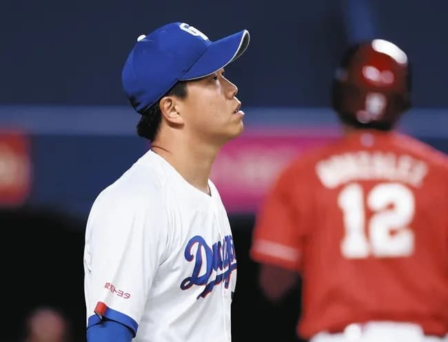 中日、開幕内定・柳が誤算…5イニング9失点　 細川成也の2戦連発となる先制3ランも楽天新外国人に2発、計3被弾で逆転負け
