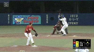 【中日対楽天オープン戦】中日・石伊雄太、楽天・瀧中からオープン戦第1号2ランホームラン！1点差に詰め寄る！！！！！！！！！！！！