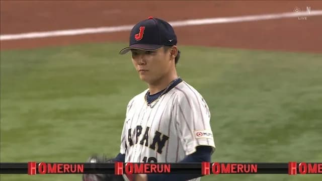 【WBC】 山本由伸、いきなり先頭打者ホームラン浴びる