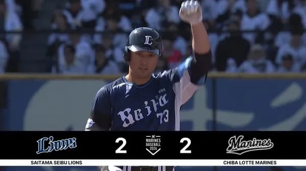 西武・林安可、オープン戦初ヒットが勝ち越し打！