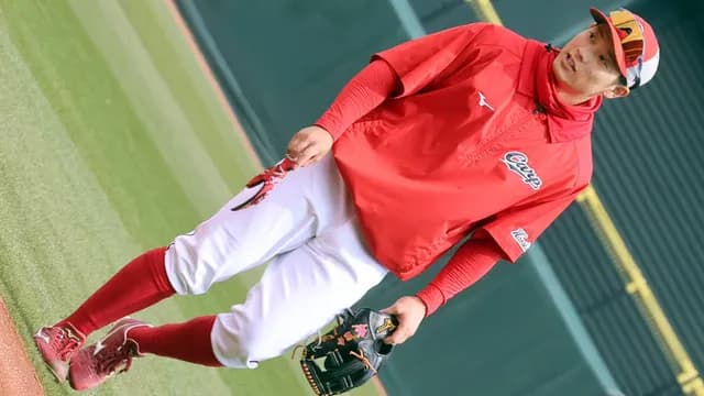 カープ勝田成、扁桃炎から復帰。一時は40度の高熱「焦るけど1つずつ」