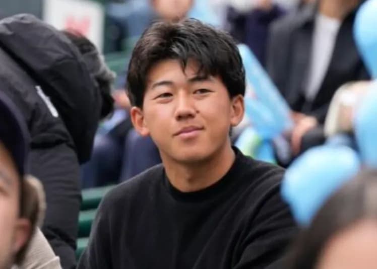 立石正広くん、1980年代のアイドルっぽい風貌に