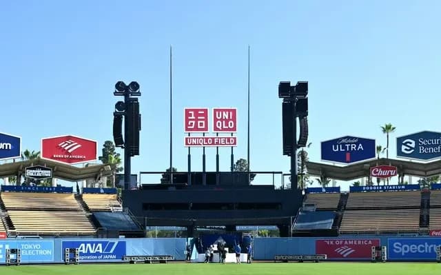 ドジャース本拠地が「ユニクロフィールド」に　パートナー契約締結