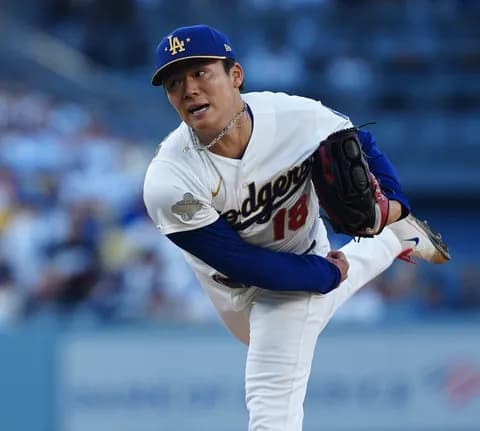 ドジャース山本由伸 日本人初の２年連続開幕戦勝利投手！！！！！！