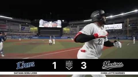 パワー！！ポランコ、チーム第1号ホームランきたぁぁあぁ！！