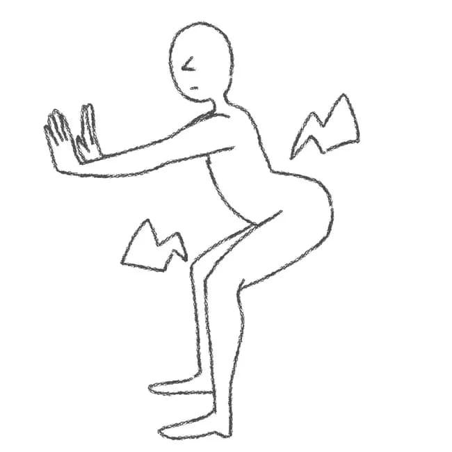 痩せようと思ってスクワット続けてたらぎっくり腰になったんだが