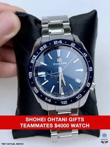 【画像】大谷翔平さんがチームメイトに贈った腕時計、ガチでヤバすぎるｗｗｗｗｗｗｗｗｗｗ