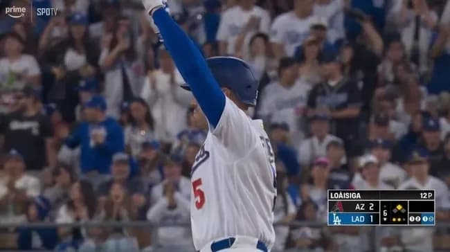 ドジャース、６回裏２アウト二塁からフリーマンのタイムリーツーベースで１点差に詰め寄る！！！！！！！！！！！！