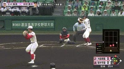 【センバツ決勝・智弁学園対大阪桐蔭】大阪桐蔭、2回表1アウト二塁から中村勇斗のタイムリーで1点先制！！！！！！！！！