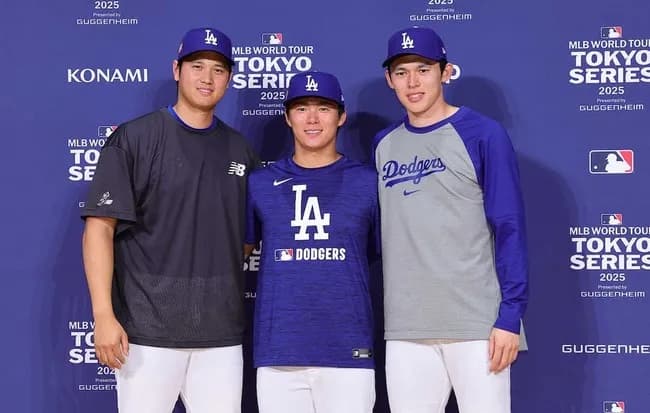 【MLB】ドジャース　日本人トリオ・大谷翔平、山本由伸、佐々木朗希　同一カード3連戦に史上初先発へ