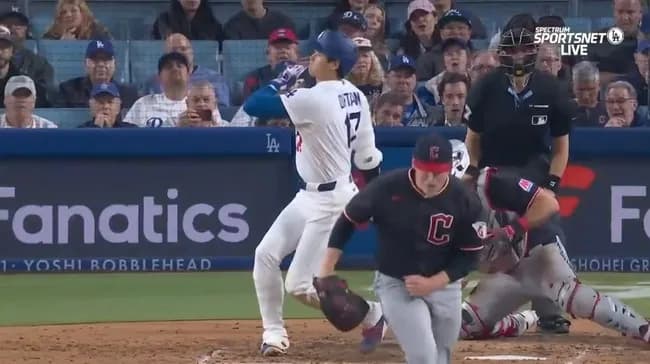 大谷翔平、第三打席は空振り三振