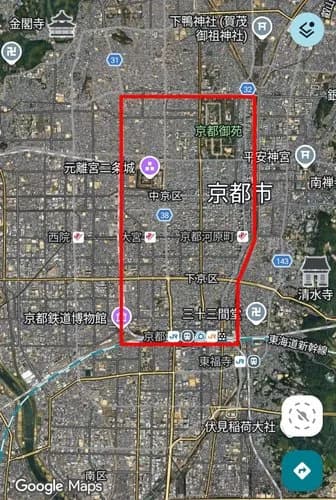 【画像】京都人「ここだけが真の京都や」→ 範囲が狭すぎるｗｗｗｗｗｗｗｗｗｗ