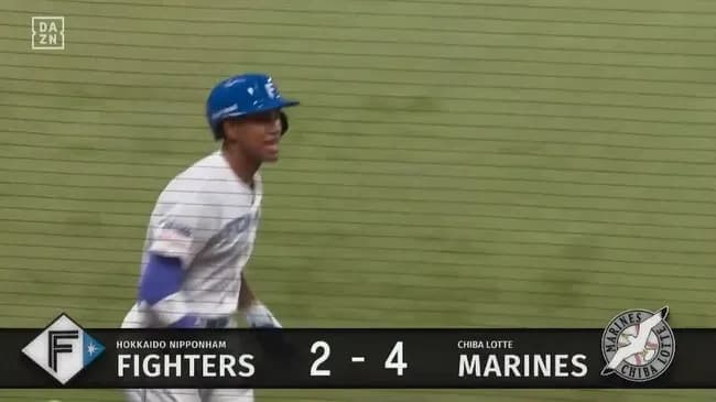 【日本ハム対ロッテ2回戦】日本ハム・万波、ロッテ・高野脩から第3号2ランホームラン！2点差に迫る！！！！！！！！！！！！