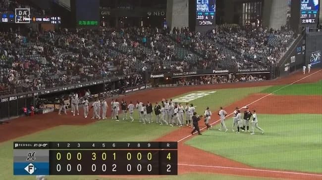 【日本ハム対ロッテ2回戦】ロッテが日本ハムに快勝！ 連敗2で止める 24イニングぶり得点 ソト2号決勝3ラン ジャクソン5回無失点で移籍後初勝利 高野2失点