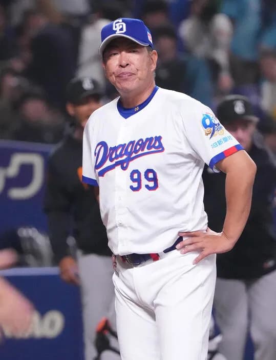 中日井上監督、金丸（6回2失点）に「球は良い。結果勝ててないという事は何かが足りてないという事」