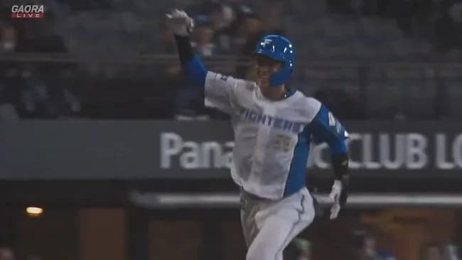 【日本ハム対ロッテ3回戦】日本ハム・奈良間、ロッテ・西野から今季第1号2ランホームラン！リードを3点に広げる！！！！！！！！！！！！！！