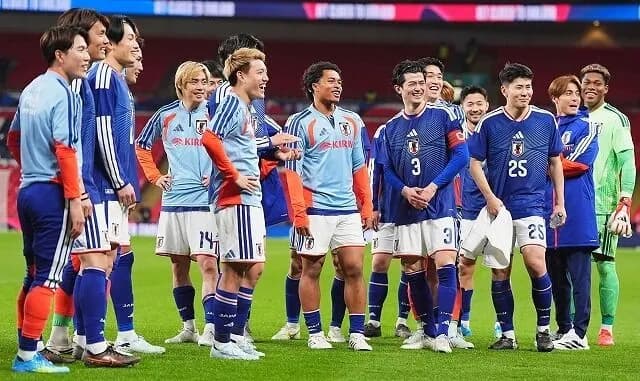 サッカーWカップ北中米大会の格付けランキングで日本は48ヵ国中で8位、韓国は44位