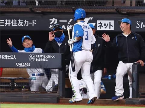 【日本ハム】郡司裕也がライトポール直撃のホームラン！｜オリックス戦｜打った瞬間の反応まとめ｜4/3