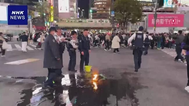 【緊急】渋谷スクランブル交差点でジョーカー