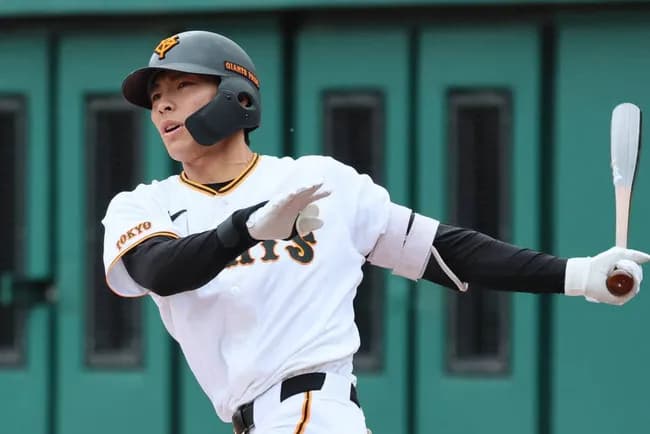 【巨人】育成３年目の平山功太が支配下昇格　背番号は６９「謙虚に、全力で」　今年３人目で支配下枠は残り「５」