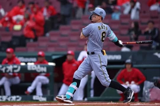 佐藤輝明　37打数 .324 0本 4打点 得点圏.571 OPS.818