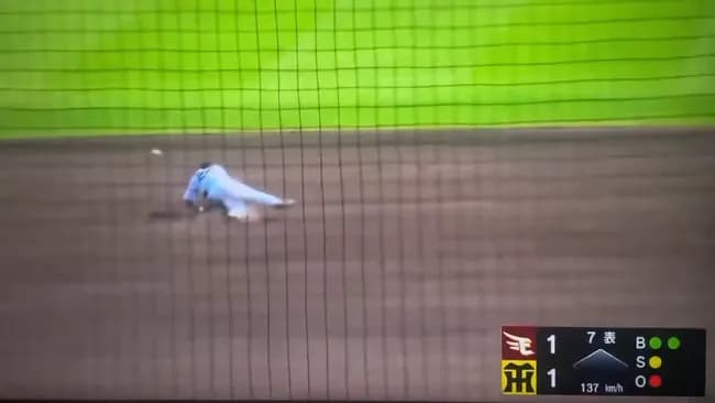 阪神タイガースのディベイニーの守備