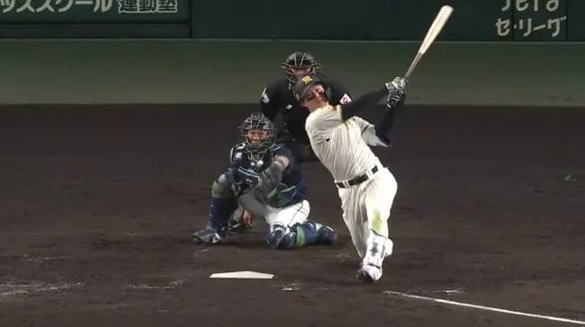 【阪神対ヤクルト1回戦】阪神・森下翔太、ヤクルト・小川から第3号2ランホームラン！！！！！！！！！！！！！！！！！！