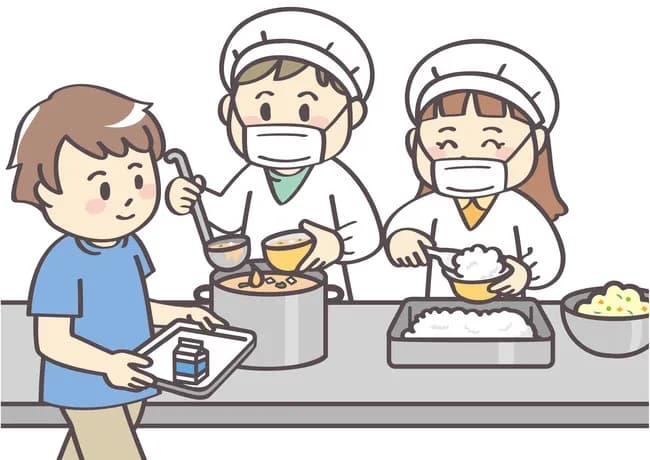 給食当番のときの緊張感すごかったよな