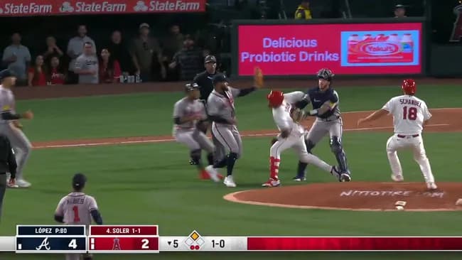 エンゼルス乱闘