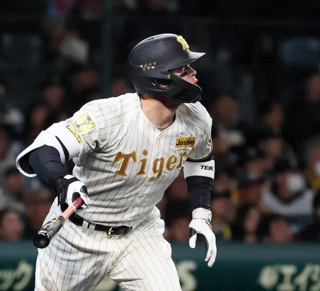 【阪神】佐藤輝明がジェット風船に「想像以上にうるさい。ちょっと気になった」慣れ必要か