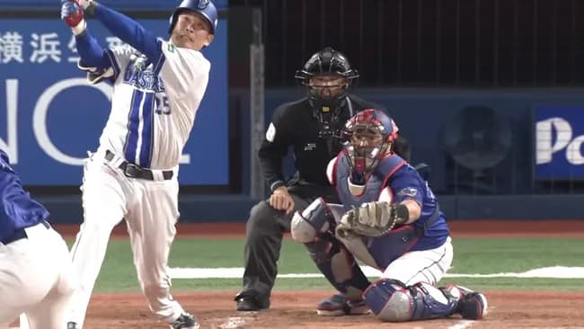 筒香嘉智 .476(21-10) 2本 5打点 OPS1.450