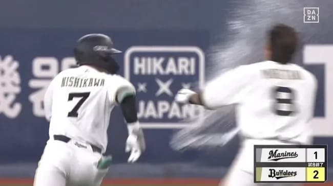 【オリックス対ロッテ3回戦】オリックス・西川龍馬、延長10回裏にサヨナラタイムリー！オリックスはロッテ相手に同一カード3連勝！！！！！！！！！！！！！