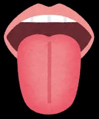 ベロが長い女の子見つかる