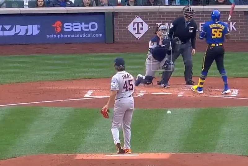 アストロズ今井達也、1アウトしか取れず降板…5四死球の大荒れ