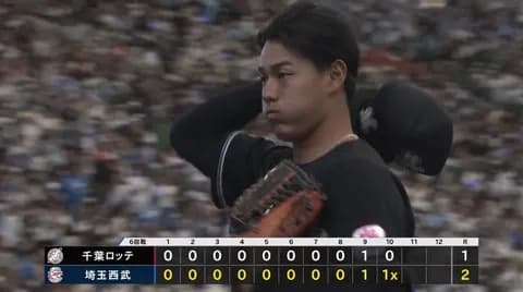 4月12日　西武２－１ロッテ　西川の先制打で均衡破るも追いつかれ延長戦突入、その後サヨナラ弾を浴び最下位脱出ならず